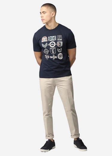 Ben Sherman T-shirts Scooter clubs tee - dark navy