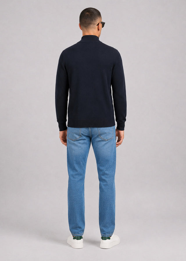 Hugo Boss Sweaters Kanozip s - dark blue