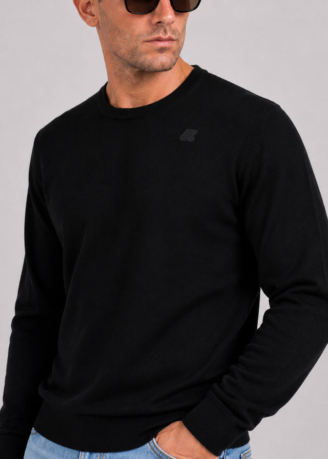 K-Way Sweaters Sebastien merino - black pure