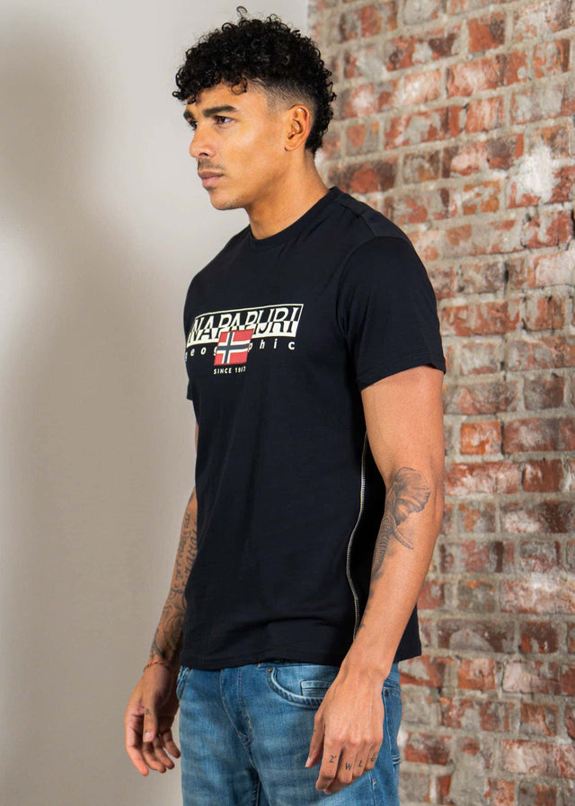 Napapijri T-shirts S aylmer - black