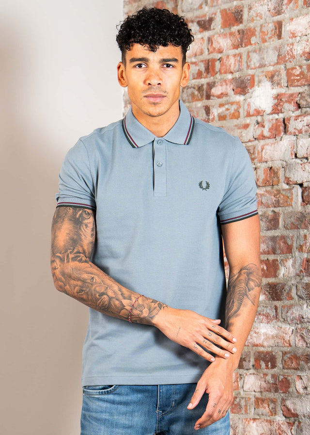 Fred Perry Polos Twin tipped fred perry shirt - stockport blue oxblood grassroots