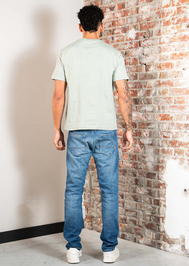 Aquascutum T-shirts Big logo t-shirt - salvia