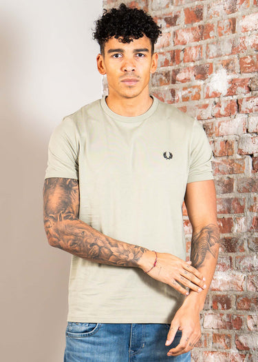 Fred Perry T-shirts Ringer t-shirt - seagrass