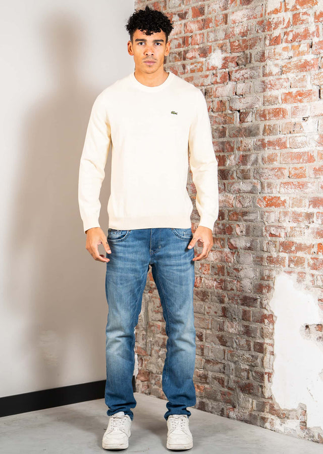 Lacoste Sweaters Regular fit crew neck sweater - naturel clair