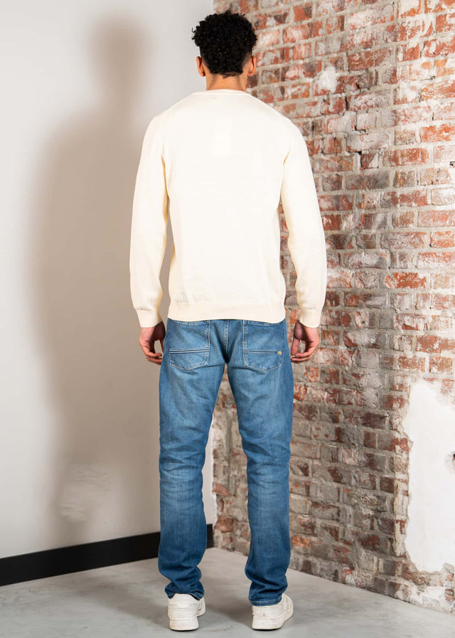 Lacoste Sweaters Regular fit crew neck sweater - naturel clair
