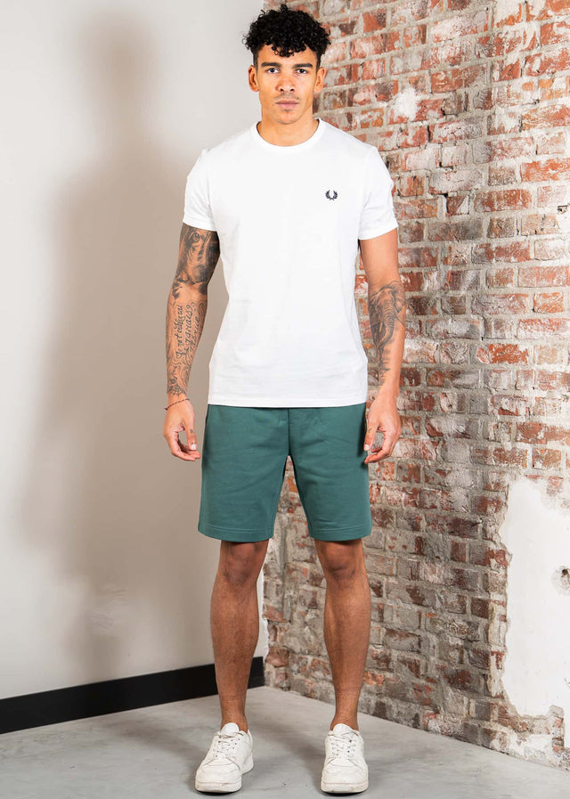 Lyle & Scott Shorts Plain sweat short - everglade