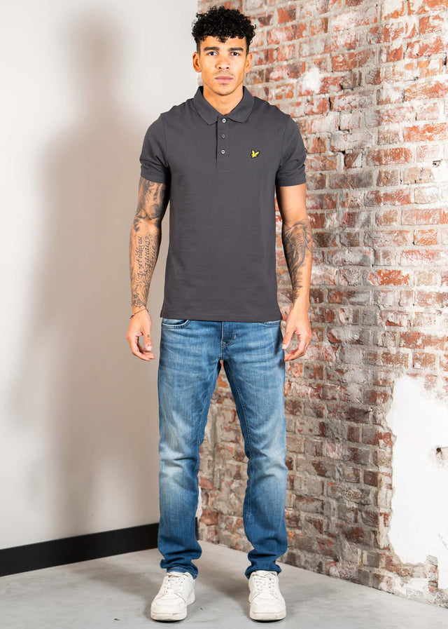 Lyle & Scott Polos Plain polo shirt - gunmetal