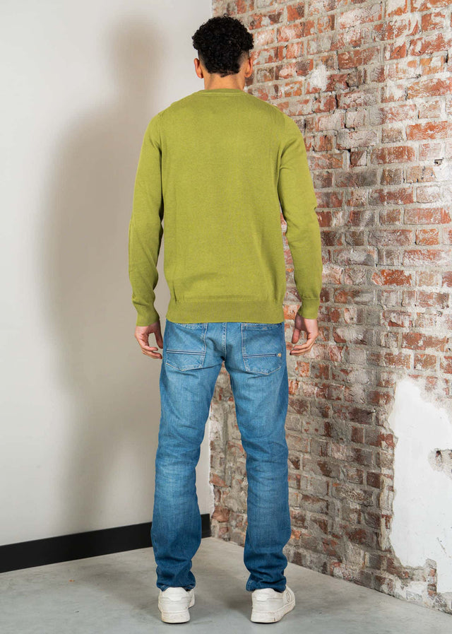 Lyle & Scott Sweaters Cotton crew neck jumper - shrub green