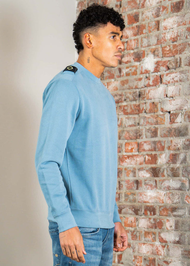 MA.Strum Sweaters Mastrum crew sweat - aegean blue