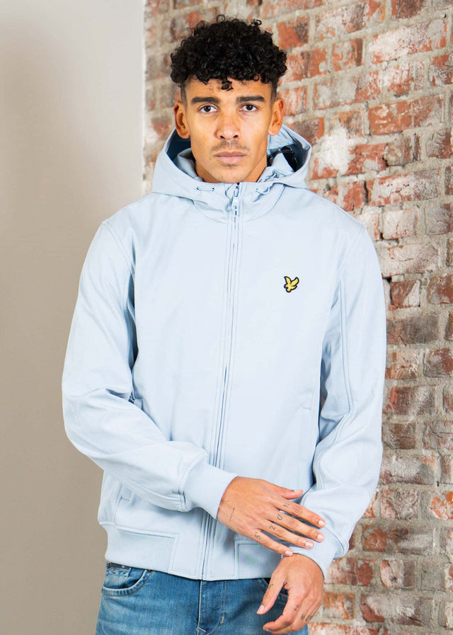 Lyle & Scott Jackets Mesh back softshell jacket - opal blue