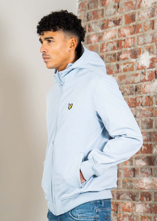 Lyle & Scott Jackets Mesh back softshell jacket - opal blue