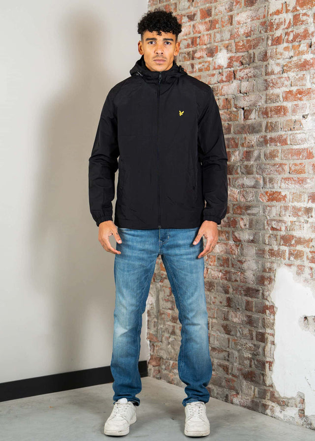 Lyle & Scott Jackets Zip through hooded jacket - jet black