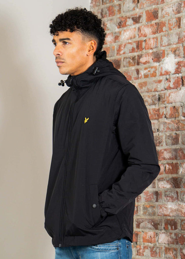 Lyle & Scott Jackets Zip through hooded jacket - jet black