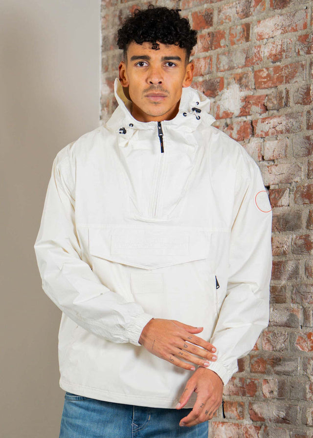 Napapijri Jackets Lightweight Packable Rainforest Overhead rf next Jacket - white whisper