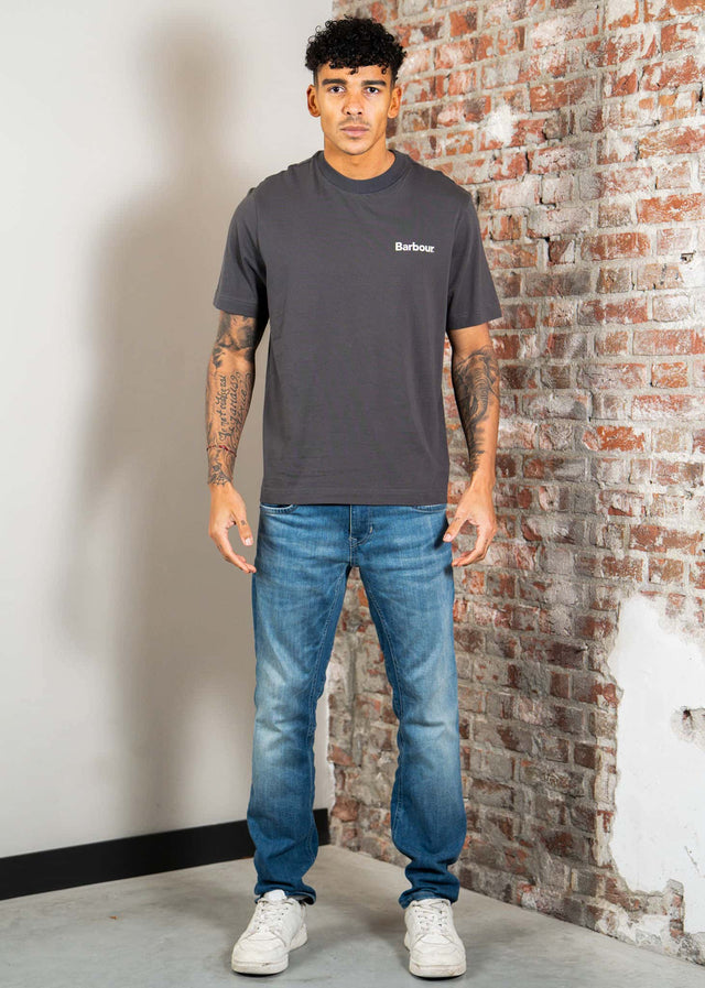 Barbour T-shirts Barbour packling relaxed graphic t-shirt - asphalt