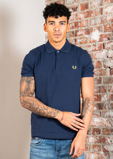 Fred Perry Polo's The fred perry shirt - tennis blue lemon barley