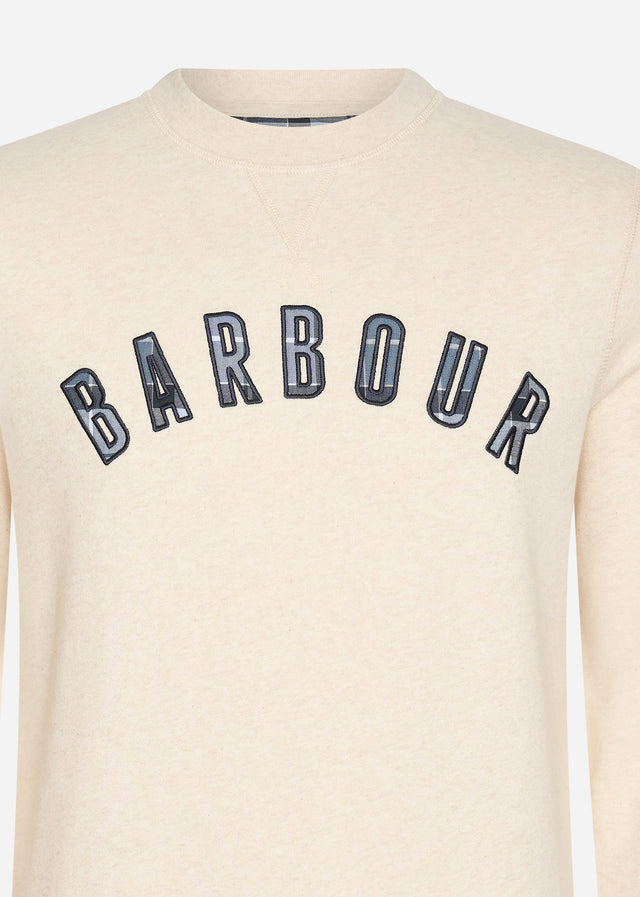 Barbour Sweaters Debson crew - white marl