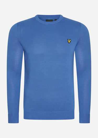 Lyle & Scott Truien Cotton crew neck jumper - spring blue