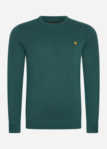 Lyle & Scott Truien Cotton crew neck jumper - malachite green
