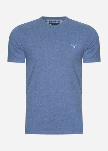 Barbour T-shirts Tartan sports tee - chambray