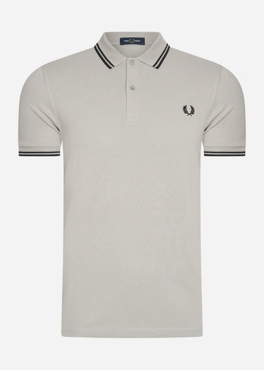 Fred Perry Polo's Twin tipped Fred Perry shirt - limestone black