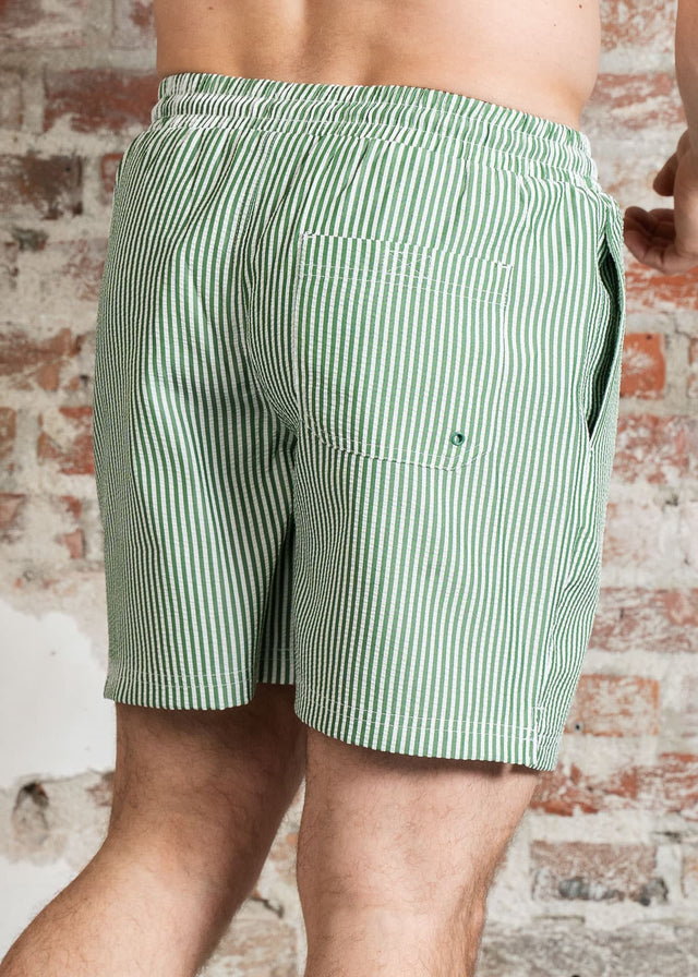 Farah Swimwear Colbert seersucker swimshort - green meadow