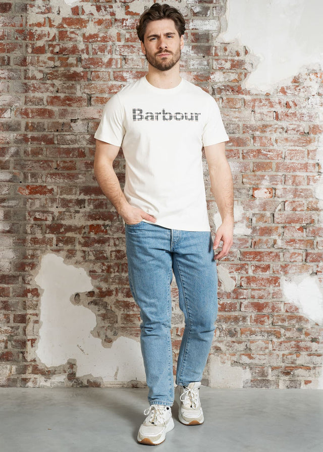 Barbour T-shirts Barbour kilnwick t-shirt - antique white