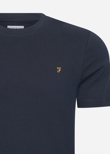 Farah T-shirts Danny reg tee - true navy