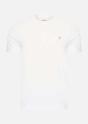 Farah T-shirts Danny reg tee - white