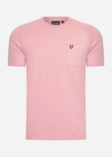Lyle & Scott T-shirts Pocket 2 pack t-shirt - palm pink - clear sky