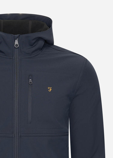 Farah Jassen Rudd softshell jacket - true navy