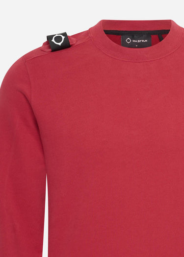MA.Strum Truien Core crew sweatshirt - carmine red