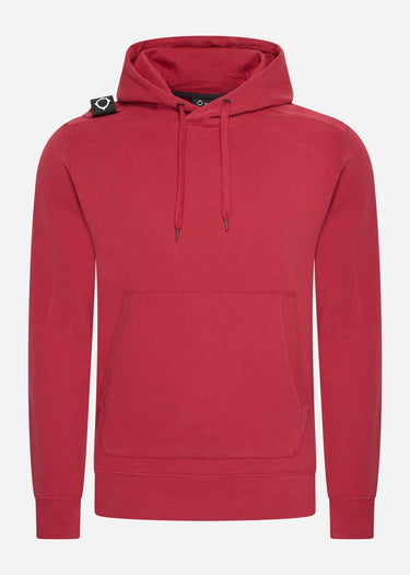 MA.Strum Hoodies Core overhead hoody - carmine red