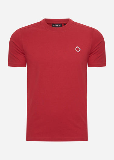 MA.Strum T-shirts SS icon tee - carmine red
