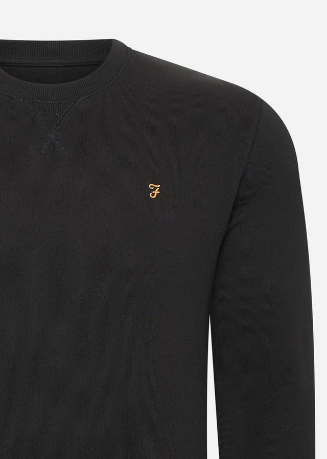 Farah Sweaters Sweatshirt tim new crew - black