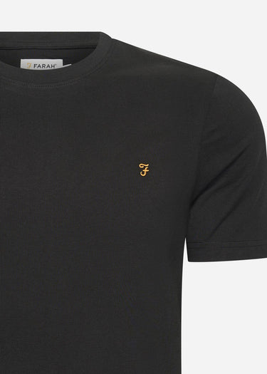 Farah T-shirts Danny reg tee - black