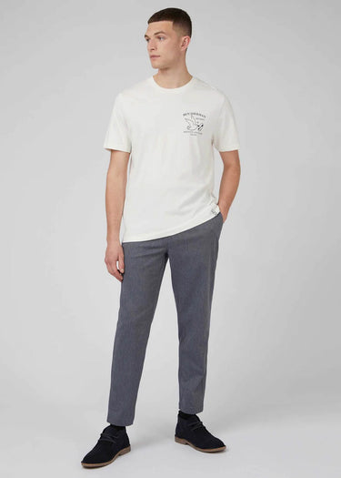 Ben Sherman T-shirts Brighton records - ivory