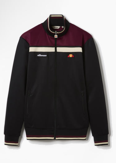 Ellesse Cardigans Vignola track top - black burgundy