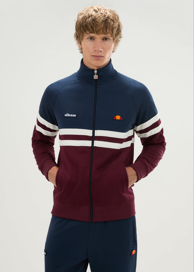 Ellesse Cardigans Rimini track jacket - burgundy navy