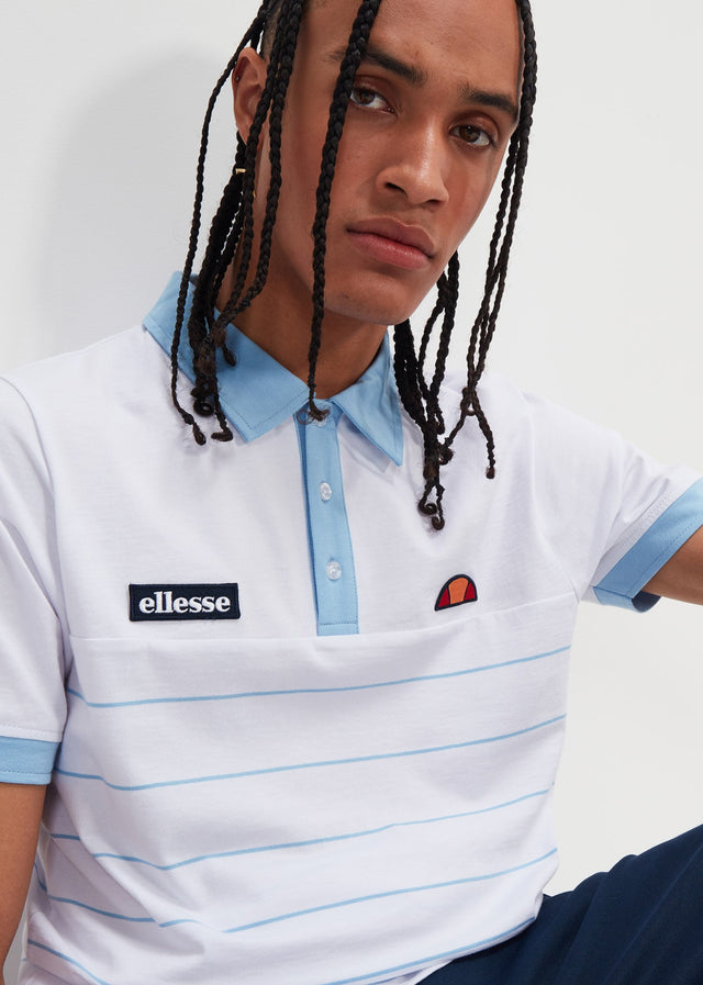 Ellesse Polos Tor polo - white light blue