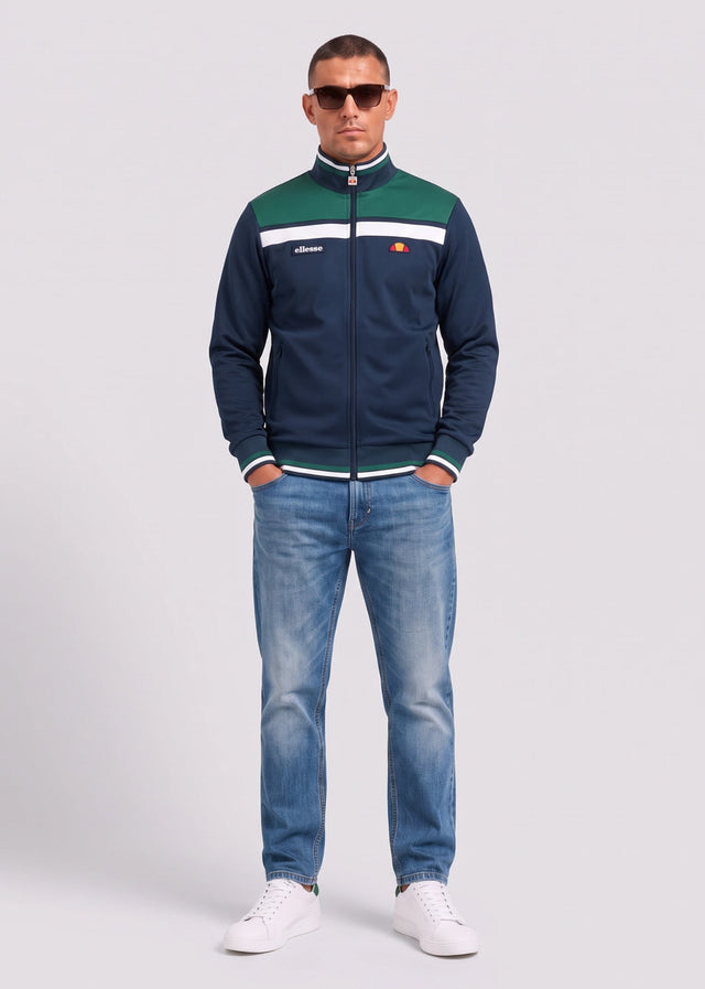 Ellesse Cardigans Vignola track top - navy teal