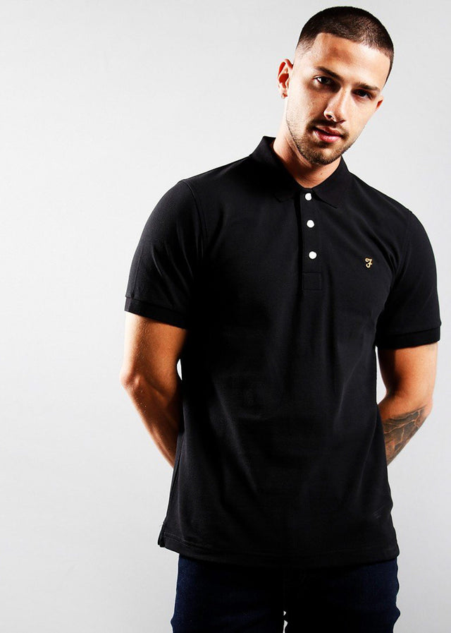 Farah Polos Blanes polo - black