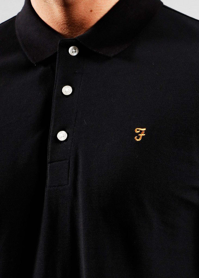 Farah Polos Blanes polo - black