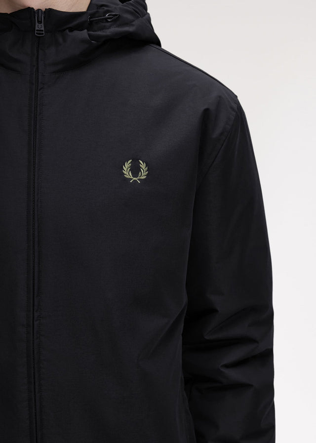 Fred Perry Jackets Hooded brentham jacket - black