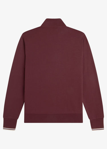 Fred Perry Truien Half zip sweatshirt - oxblood ecru