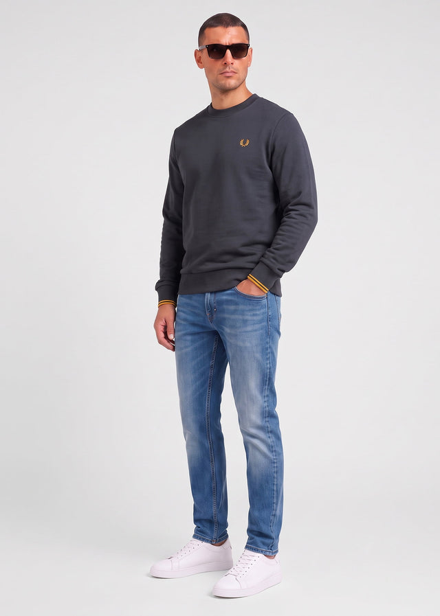 Fred Perry Sweaters Crew neck sweatshirt - anchor grey golden