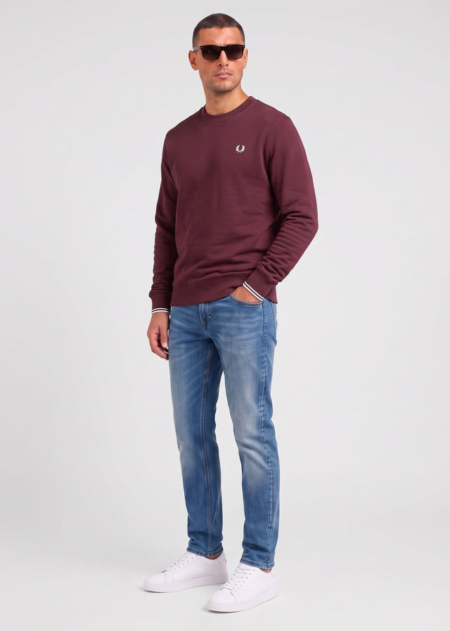Fred Perry Sweaters Crew neck sweatshirt - oxblood ecru