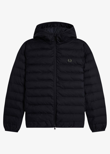 Fred Perry Jassen Hooded insulated jacket - black