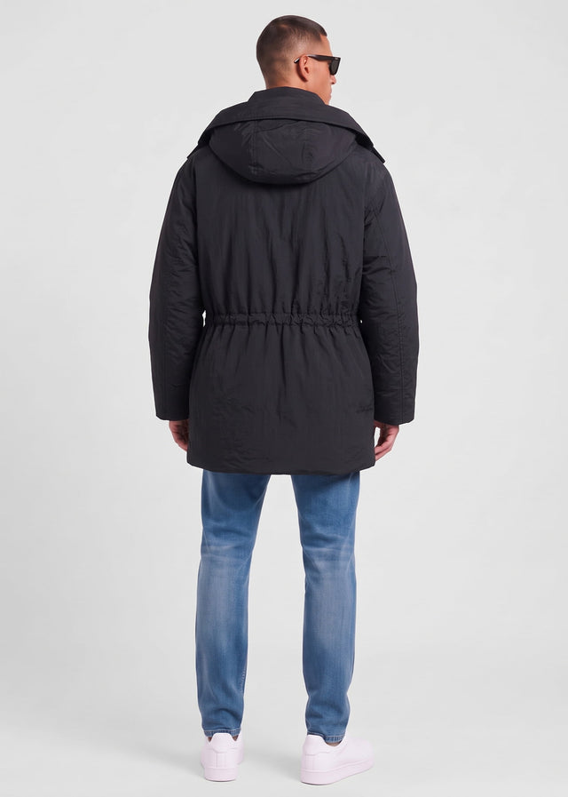 Fred Perry Jackets Padded patch pocket parka - black