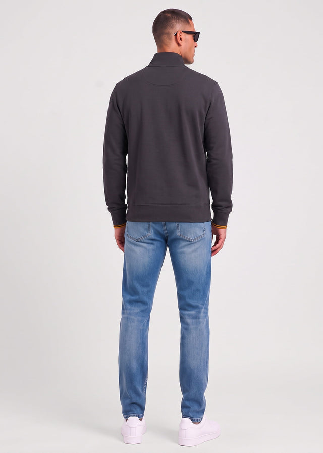 Fred Perry Cardigans Zip through sweatshirt - anchor grey